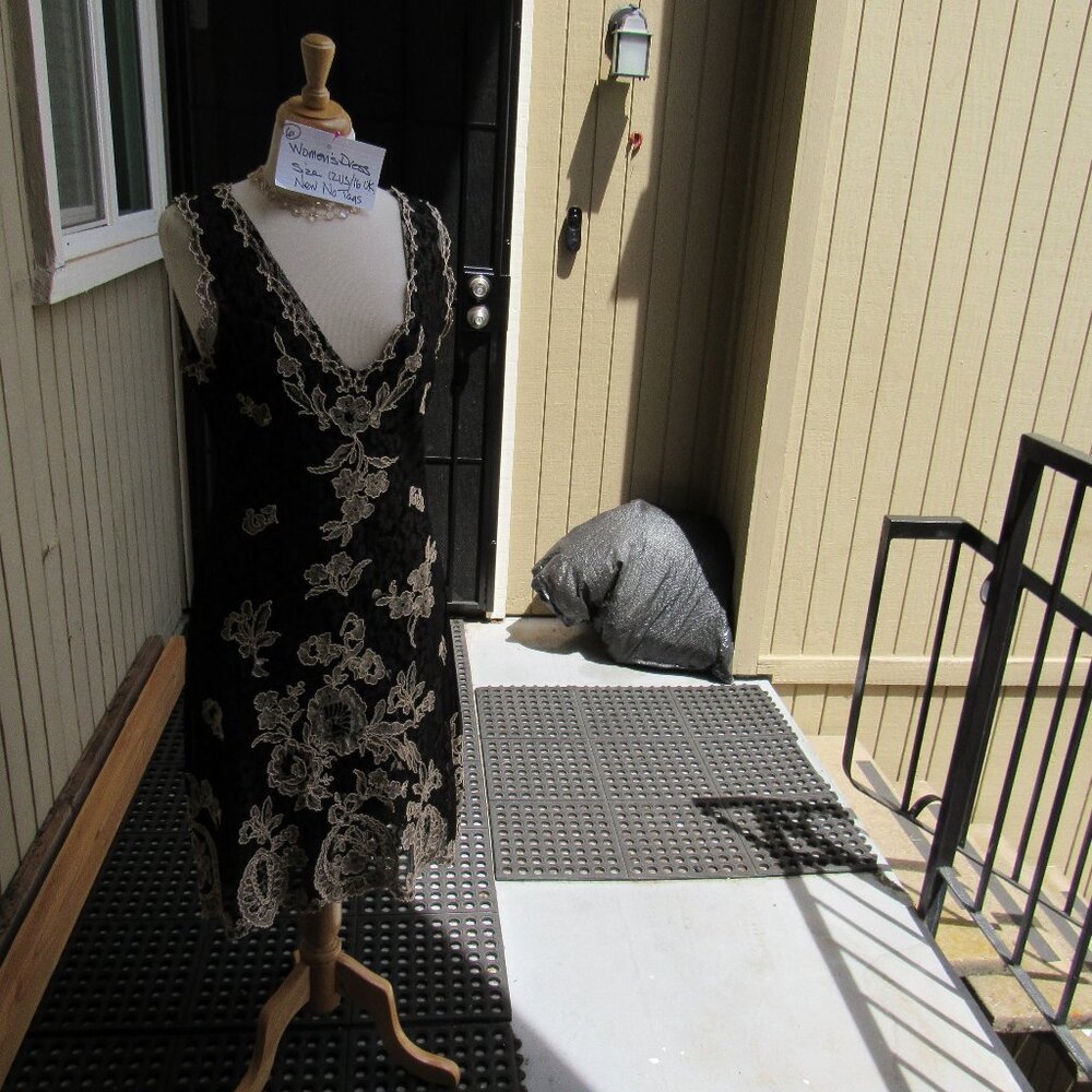 #6  NEW CLASSY LACY WOMEN'S DRESS  SIZE 12 US / 16UK
